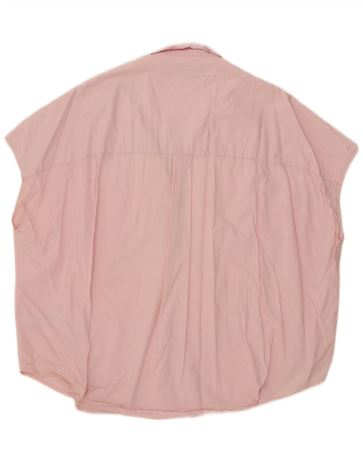 French Connection Dame Ærmeløs Oversized bluse Top UK 18 XL Pink