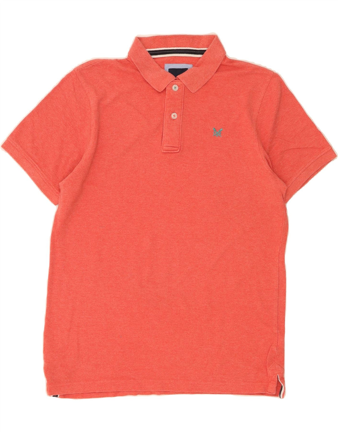 CREW CLOTHING Mens Polo Shirt Large Red Cotton Vintage Crew Clothing and Second-Hand Crew Clothing from Messina Hembry 