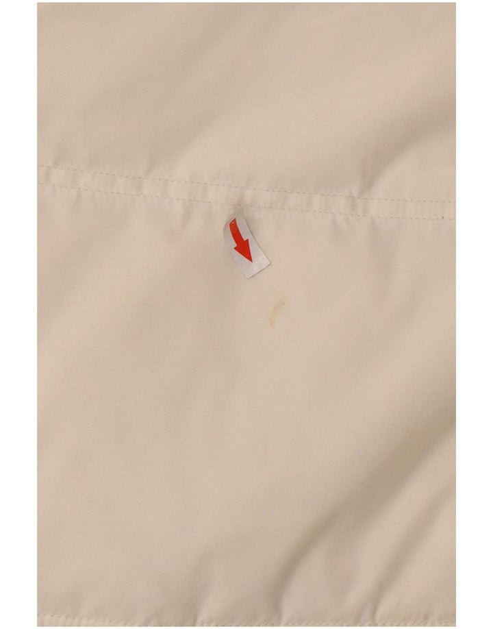 Columbia Dame Hætte Oversized Polstret Jakke UK 10 Small White Polyester
