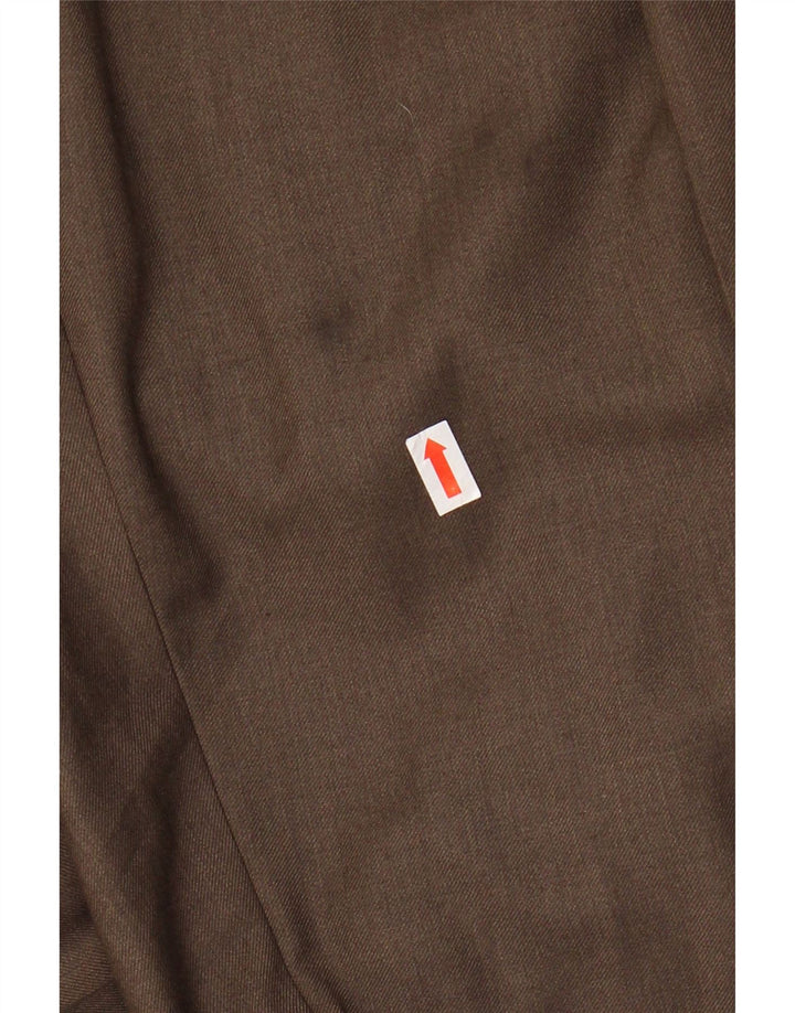 RALPH LAUREN Herre Pegged Suit Bukser W42 L30 Brun Polyester