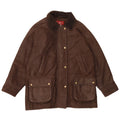 Olly & Co Dame Oversized Læderjakke UK 12 Medium Brun