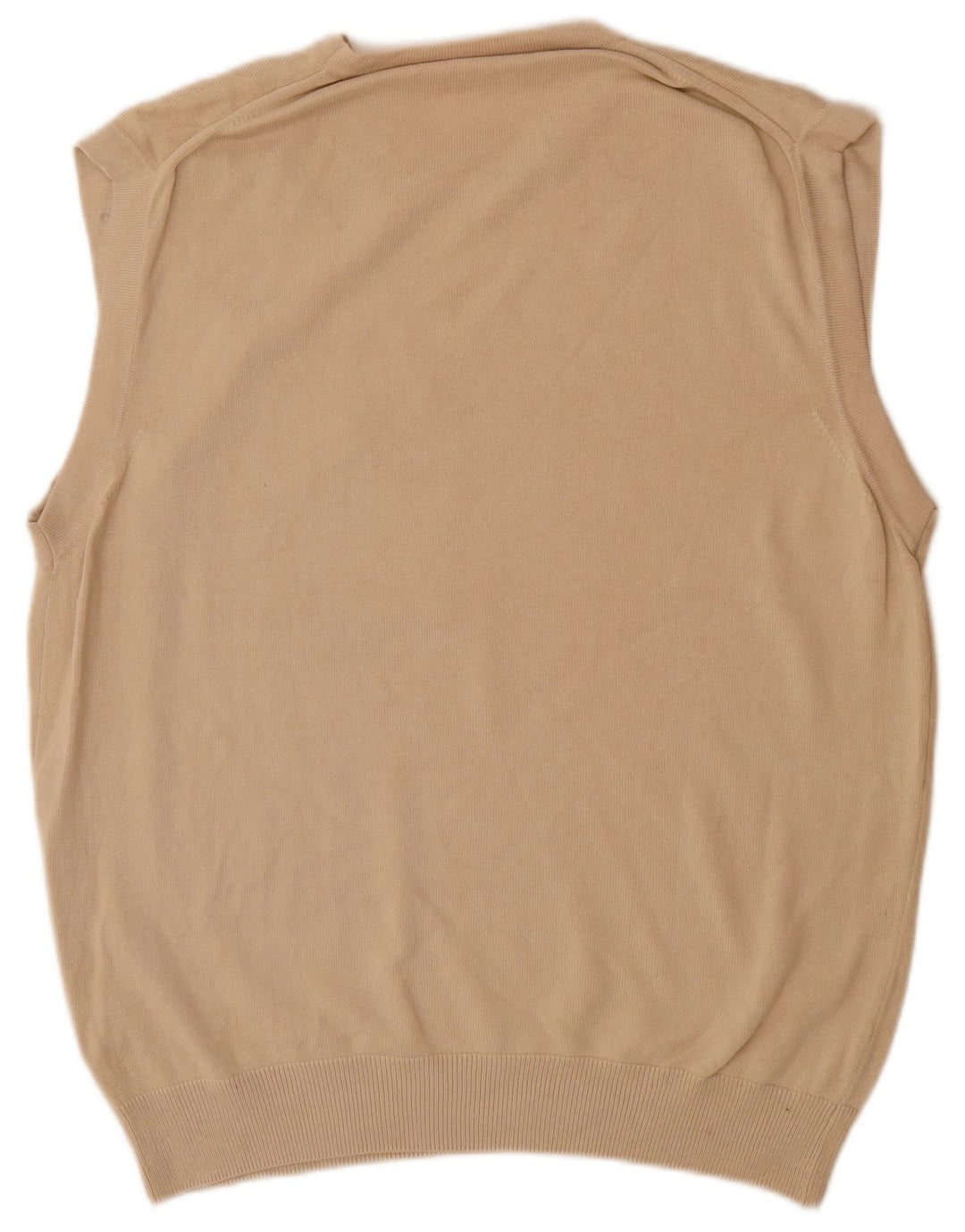 Zara Herrevest Tank Top Medium Beige Bomuld