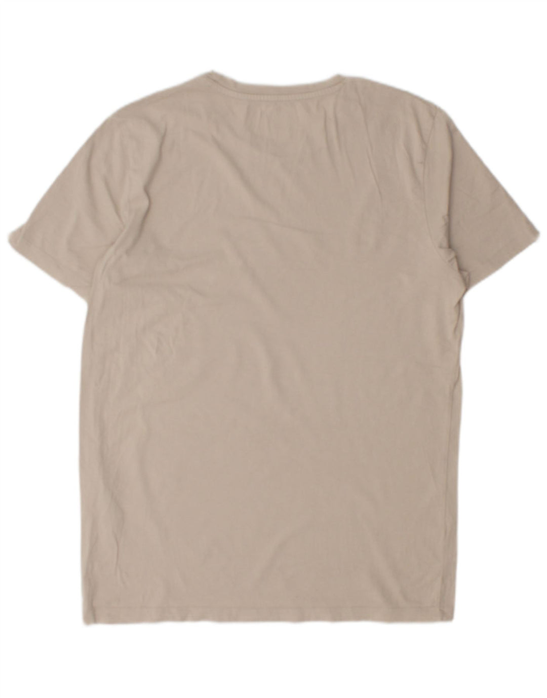 JACK & JONES Herre T-Shirt Top Medium Beige Bomuld