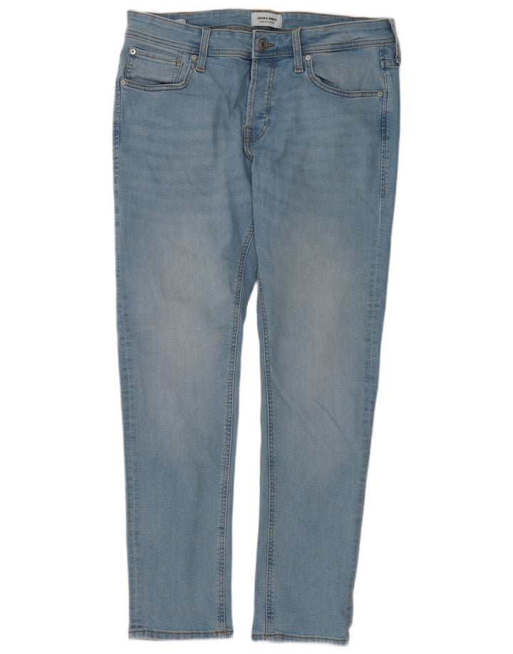 Jack & Jones Herre Slim Jeans W34 L32 Blå Bomuld
