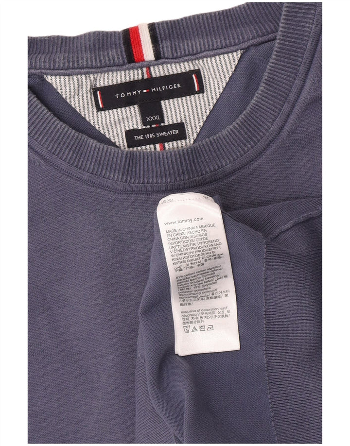 Tommy Hilfiger Herre Sweatshirt Jumper 3XL Blå Bomuld