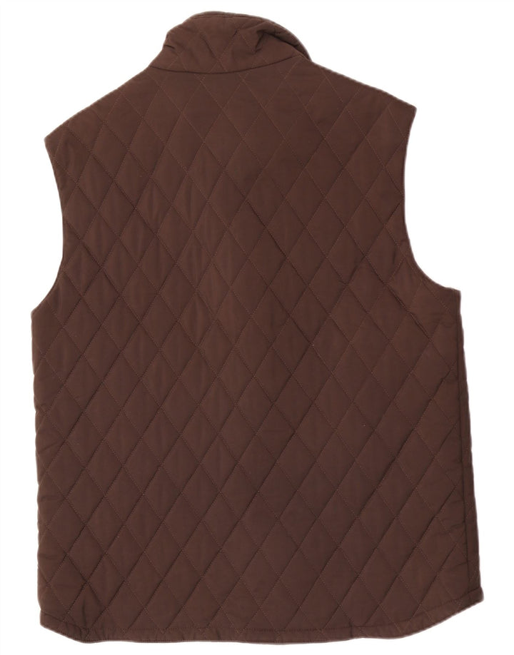 Arcadia Herre Quiltet Gilet UK 38 Medium Brown