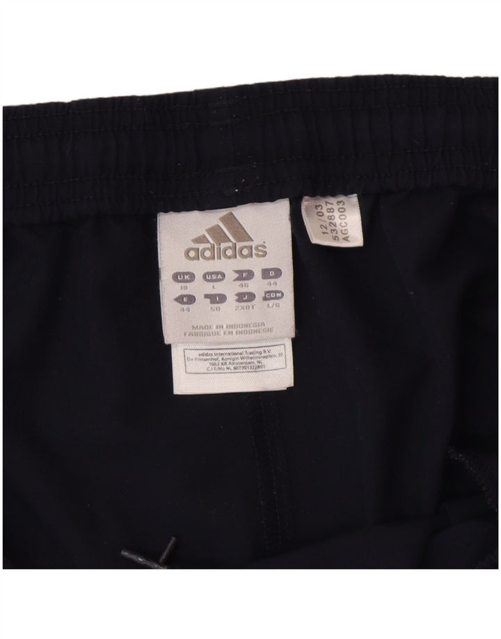 Adidas sportsshorts til kvinder UK 18 XL marineblå polyester