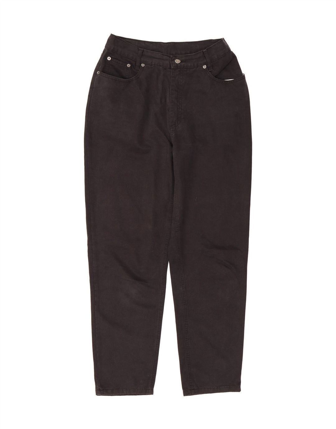 VINTAGE Womens Tapered Jeans EU 40 Medium W30 L29 Black Cotton Vintage Vintage and Second-Hand Vintage from Messina Hembry 