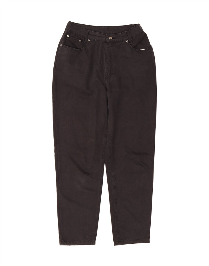 VINTAGE Womens Tapered Jeans EU 40 Medium W30 L29 Black Cotton Vintage Vintage and Second-Hand Vintage from Messina Hembry 
