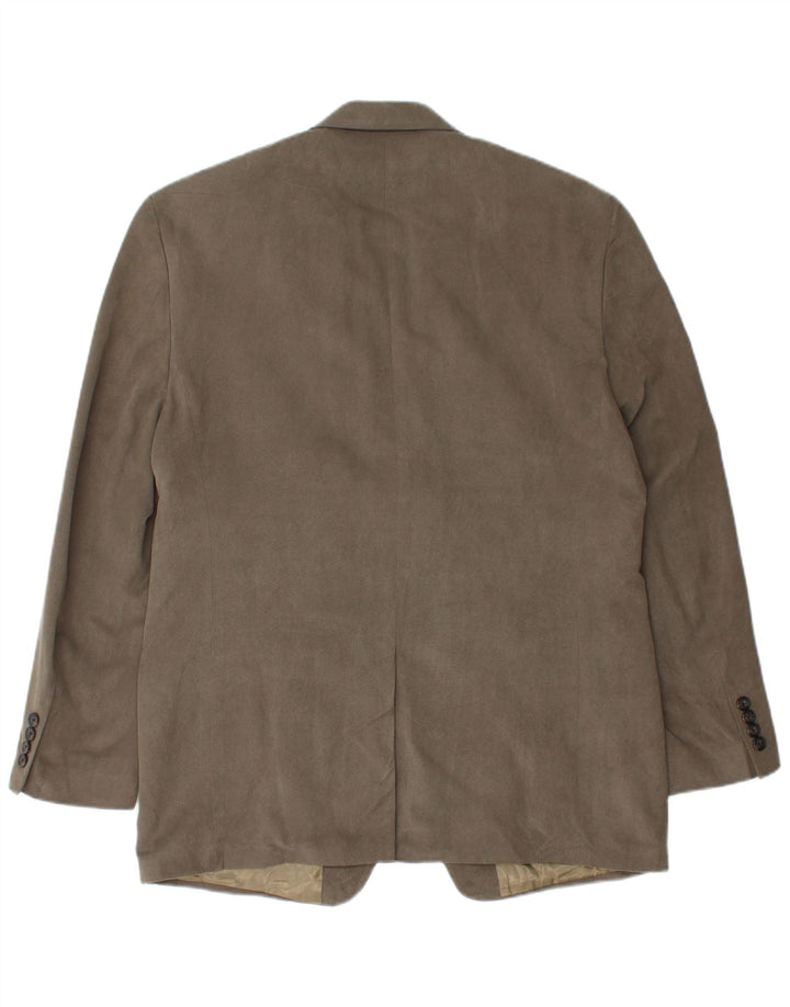 Ralph Lauren Herre 2-knaps blazerjakke UK 42 XL Khaki Houndstooth
