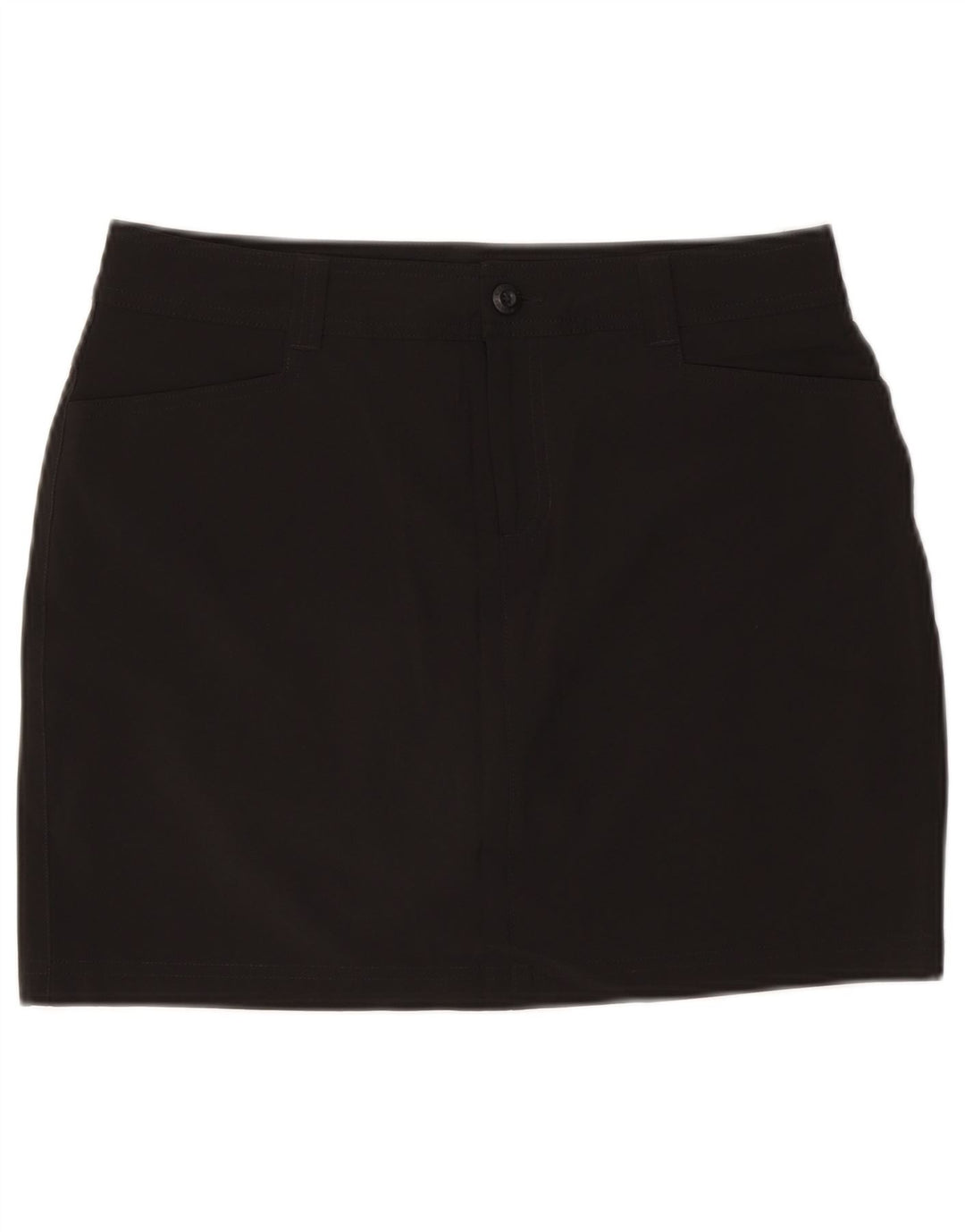 EDDIE BAUER Mininederdel til kvinder US 8 Medium W30 Sort Polyester