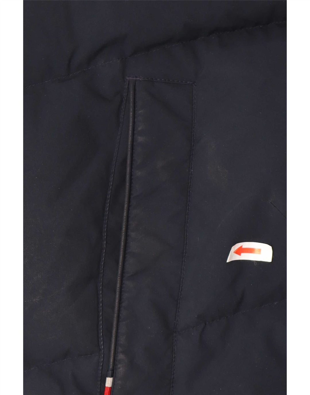 Tommy Hilfiger Herre hættepolstret jakke UK 38 Medium Navy Blue Polyester
