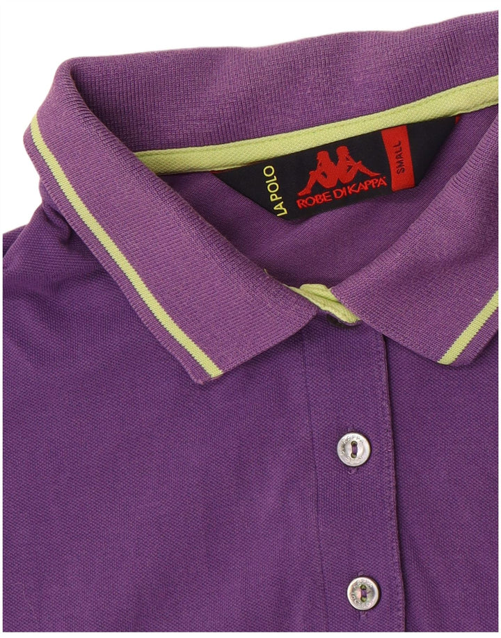 Kappa Dame Polo Shirt UK 10 Lille Lilla