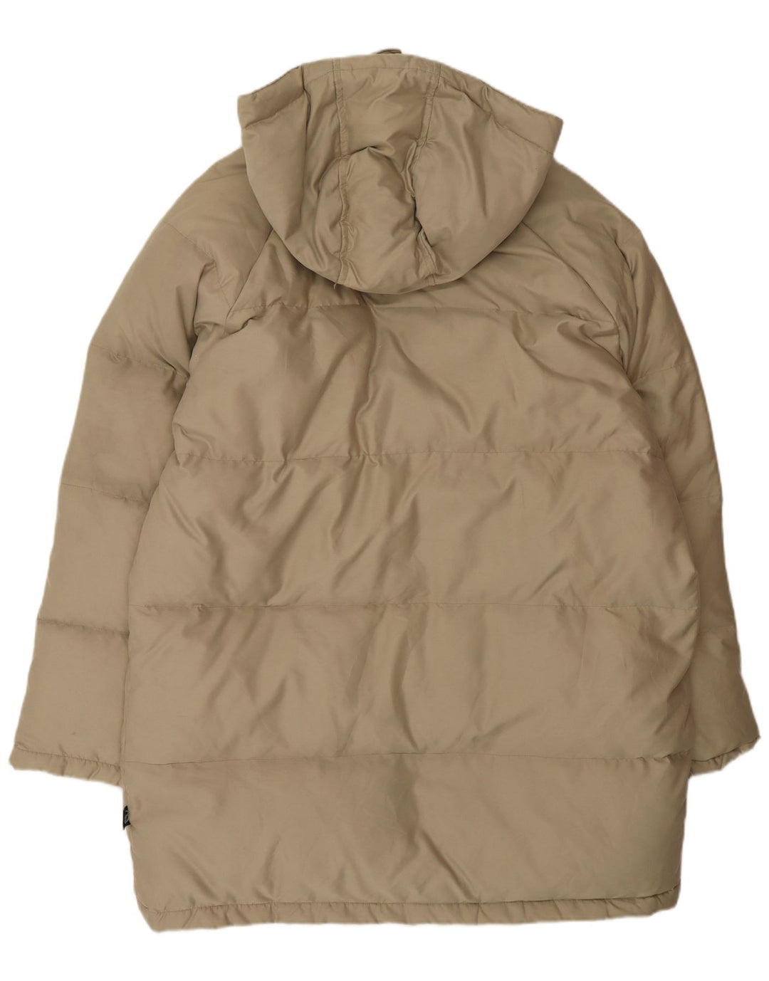 Sergio Tacchini Herre hættepolstret frakke UK 40 Large Beige Polyester