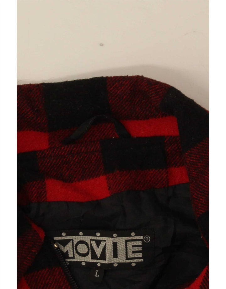 Movie Herre Shacket Jacket UK 40 Large Red Gingham