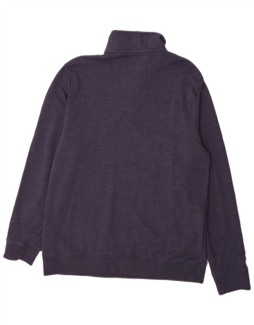 Chaps Herre Zip Neck Sweatshirt Jumper XL Navy Blue Bomuld