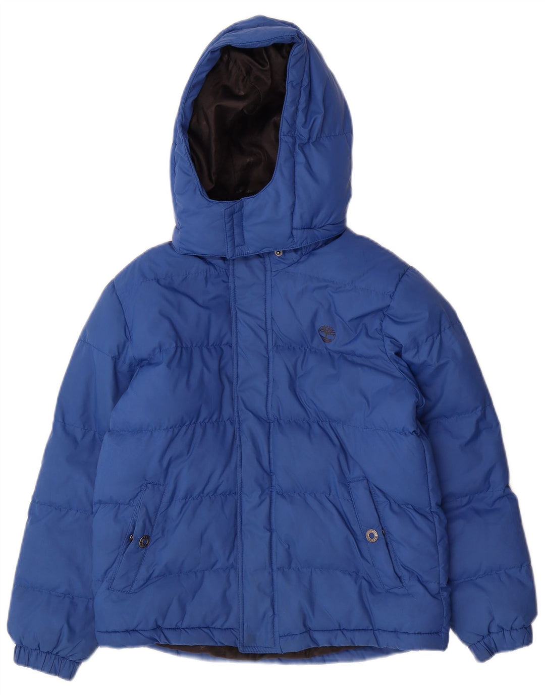 Timberland Boys Polstret Hættejakke 9-10 År Blå Polyester