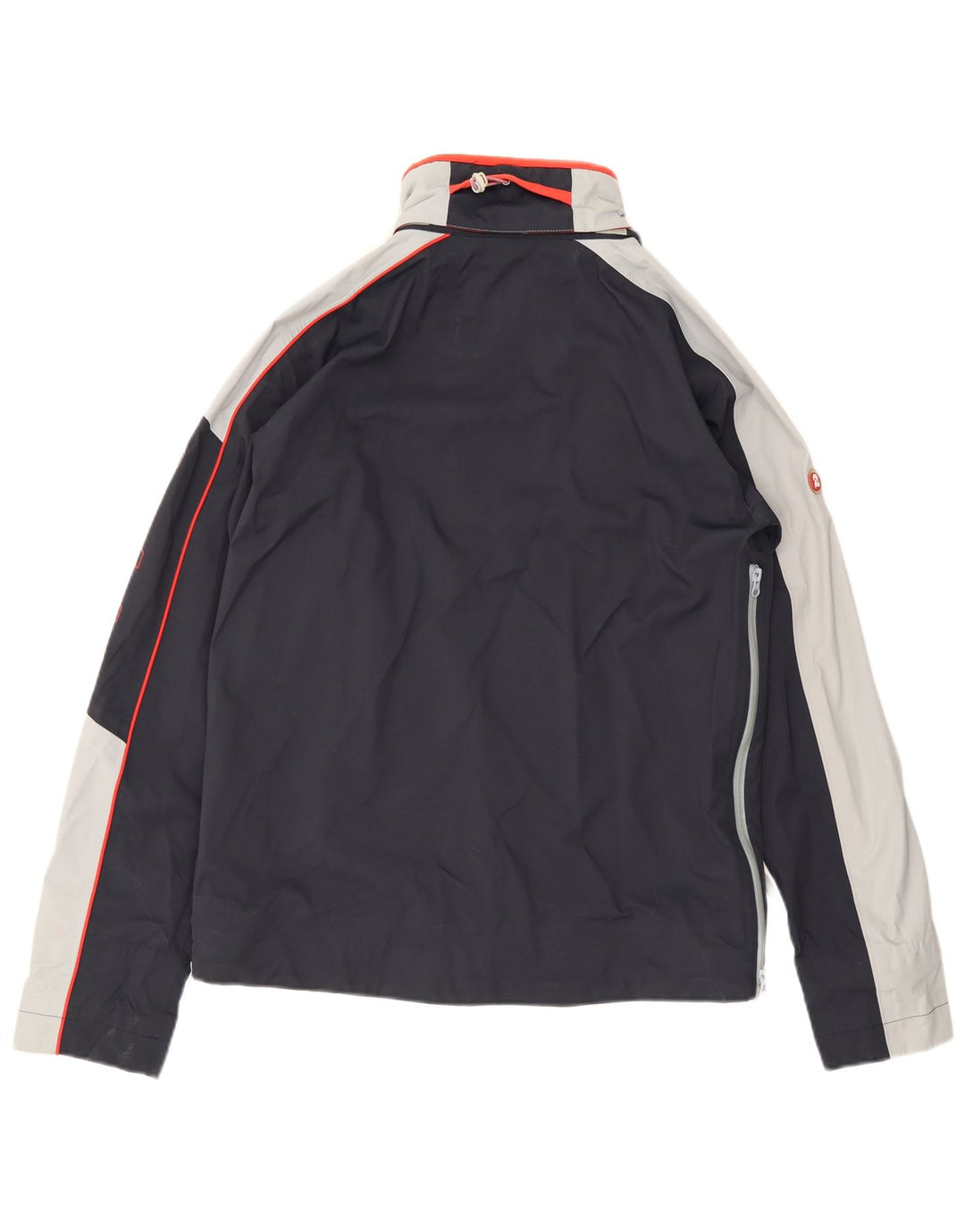 Invicta Grafisk regnjakke til kvinder UK 16 Large Navy Blue Colourblock