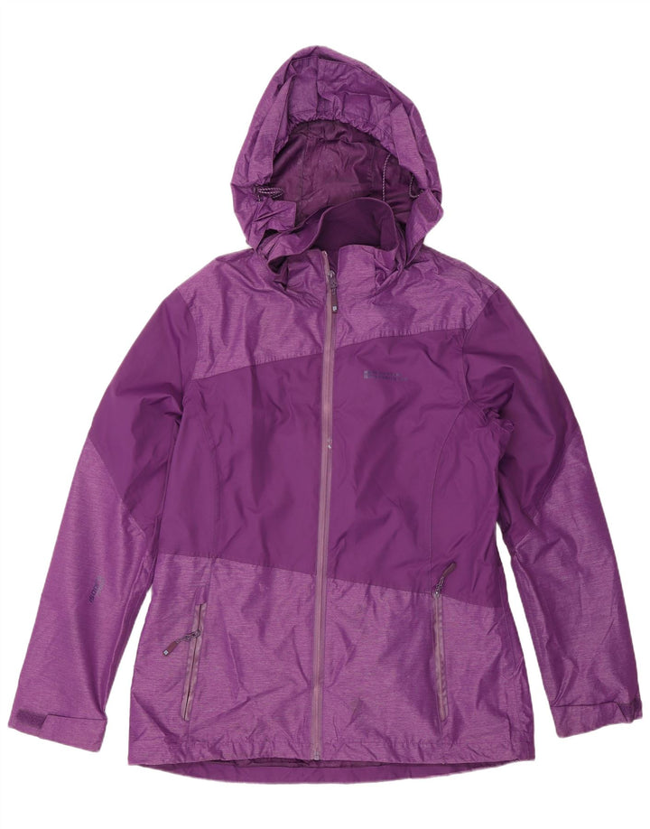 MOUNTAIN WAREHOUSE Regnjakke til kvinder UK 14 Medium Lilla Colourblock