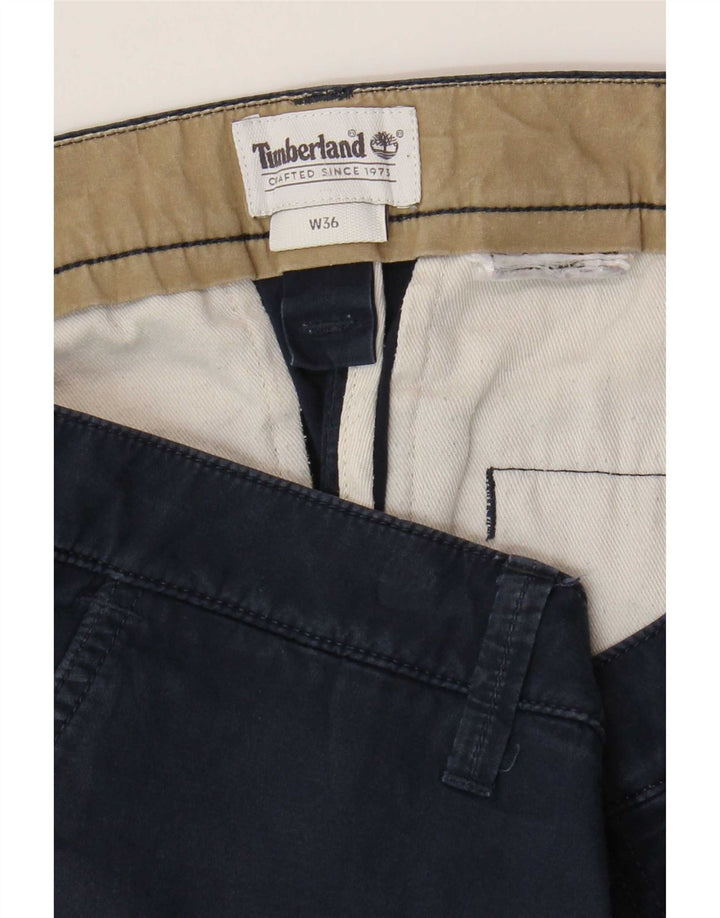 Timberland Herre Chino Shorts W36 Large Navy Blue