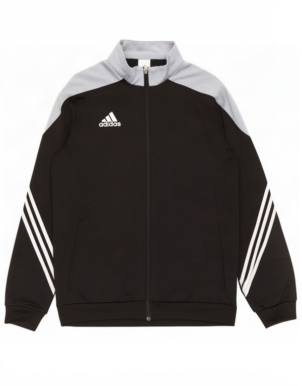 Adidas Træningsdragt til mænd Topjakke Stor Sort Colourblock Polyester