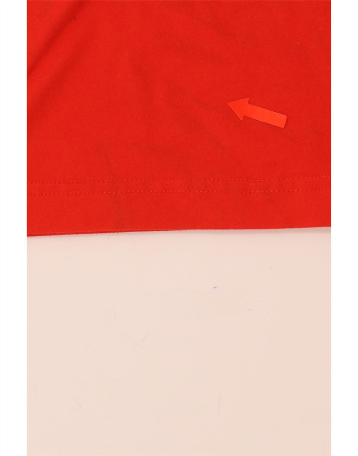 CALVIN KLEIN Mens Golf Zip Neck Pullover Tracksuit Top Medium Orange Vintage Calvin Klein and Second-Hand Calvin Klein from Messina Hembry 