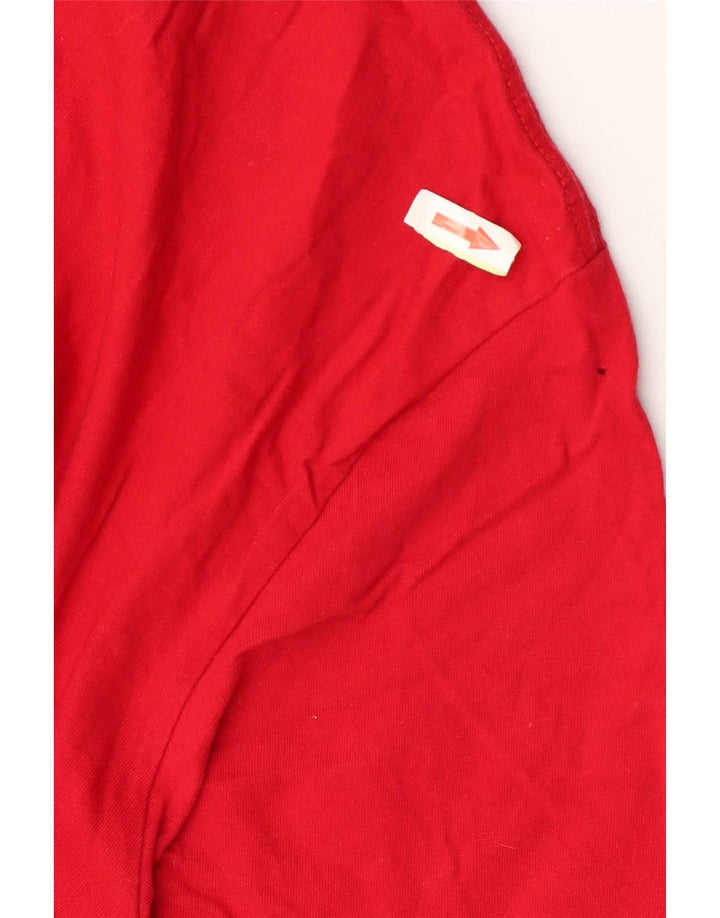 Carhartt Herre grafisk T-shirt Top Medium Rød Bomuld