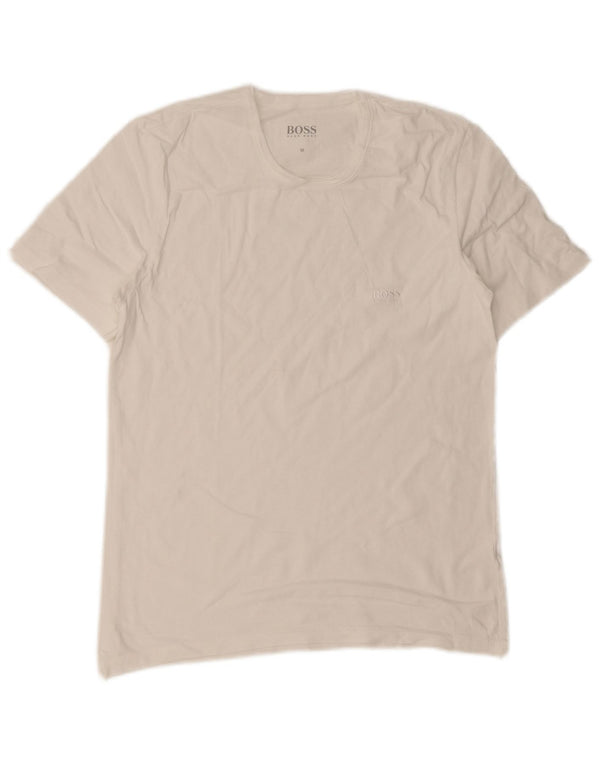 Hugo Boss Herre T-Shirt Top Medium White