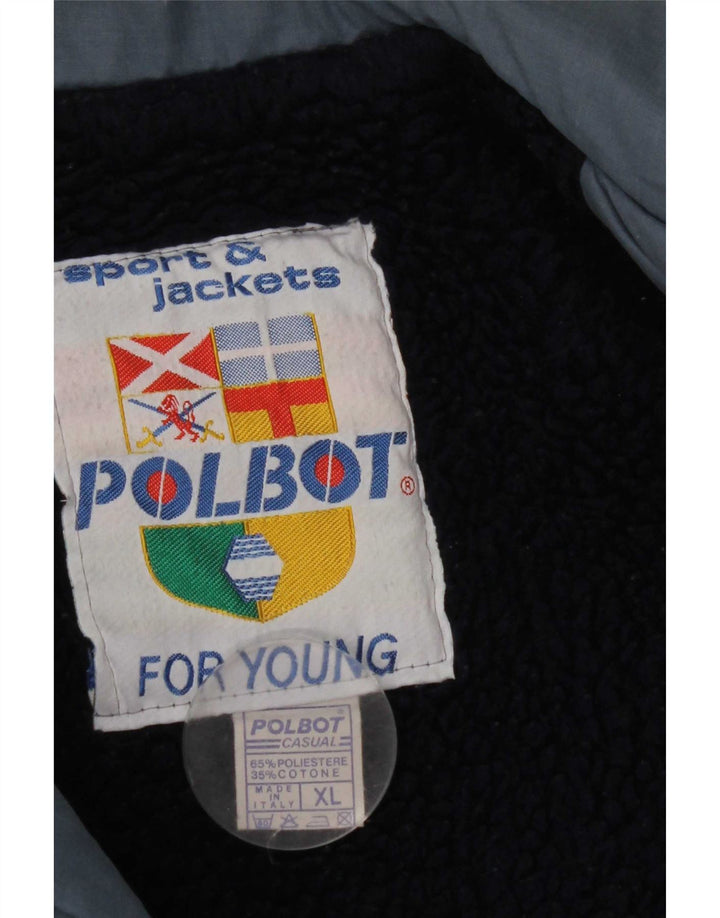 Polbot Herre Bomber Jacket UK 42 XL Blå Polyester