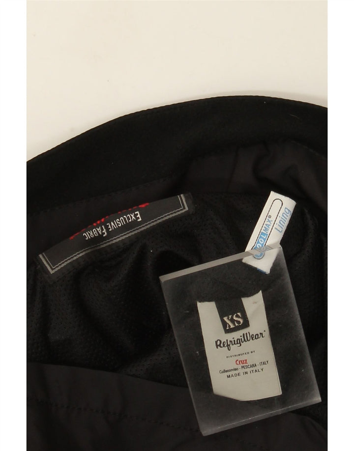 Refrigiwear Womens Bomber Jacket UK 6 XS Sort Polyamid