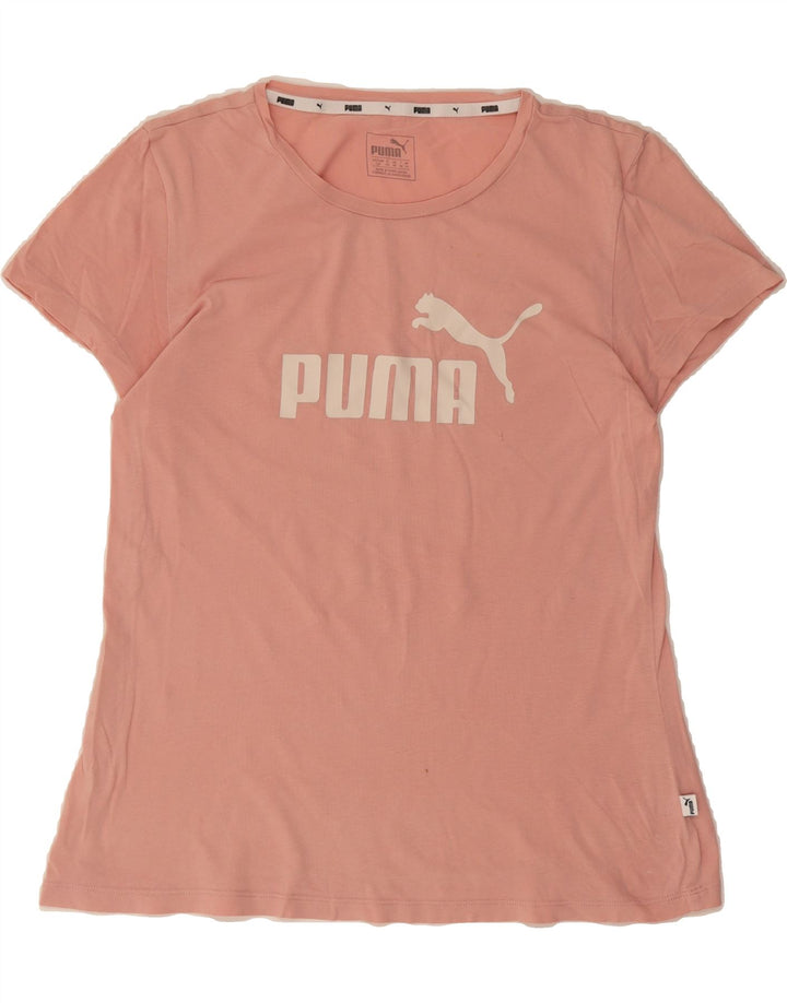 PUMA Womens Graphic T-Shirt Top UK 14 Medium Pink Vintage Puma and Second-Hand Puma from Messina Hembry 