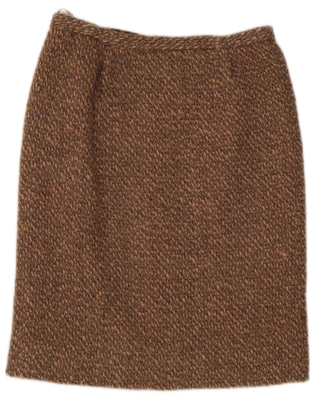 Vintage blyantnederdel til kvinder W30 medium brun