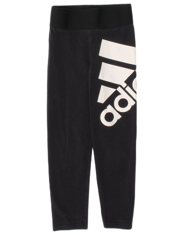 Adidas piger grafiske leggings 4-5 år sort sport