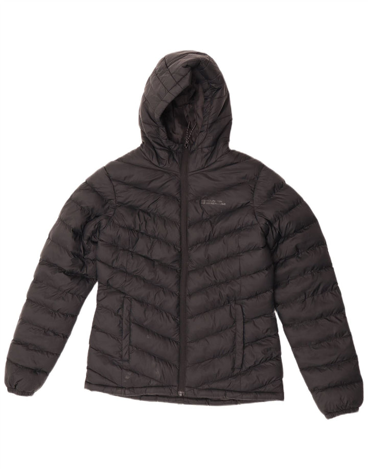 Mountain Warehouse Dame hættepolstret jakke UK 6 XS Sort Polyester