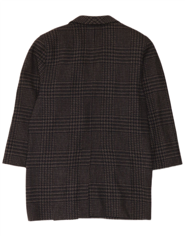 Escada Womens by Margaretha Ley Dobbeltradet frakke EU 40 Mellemgrå