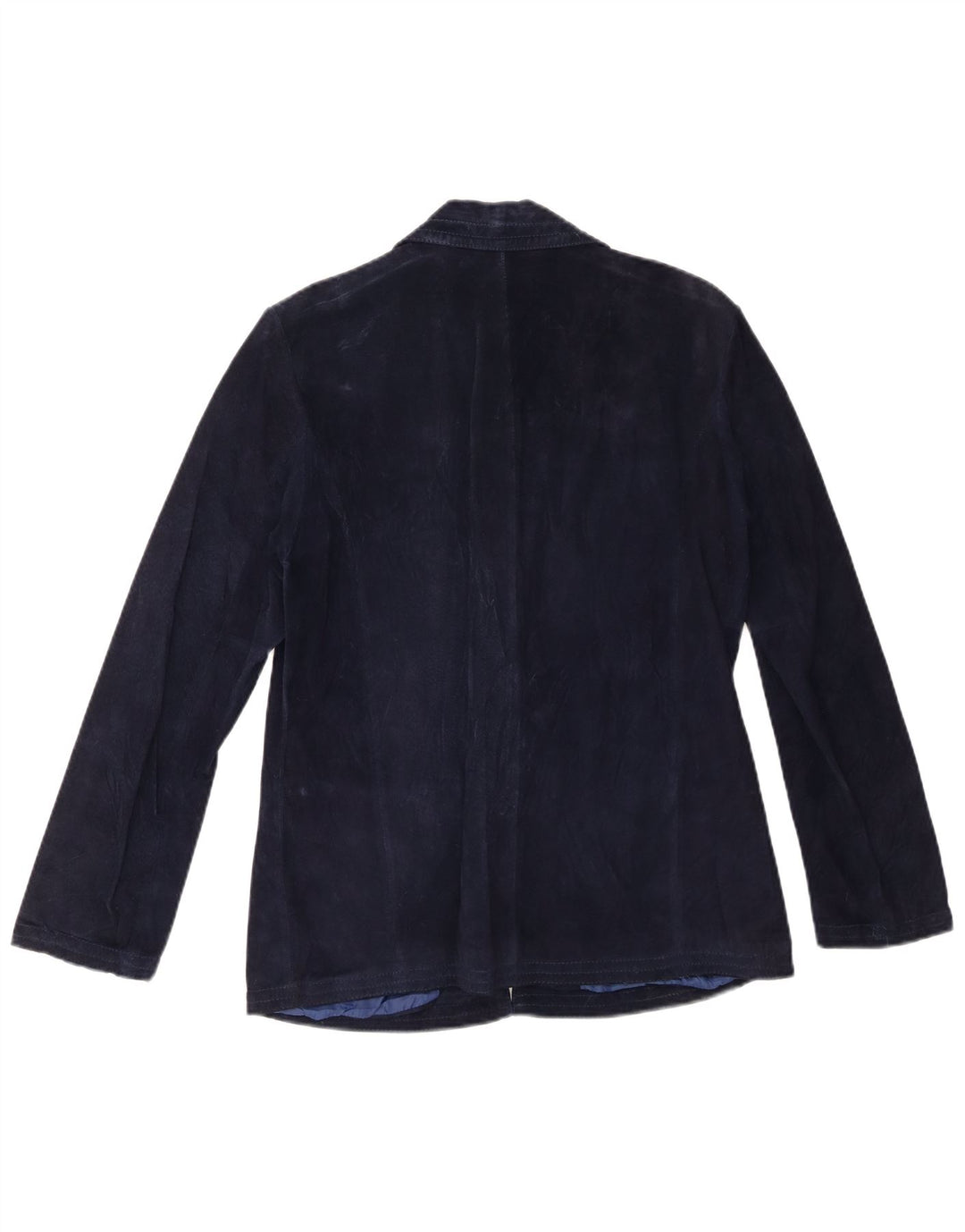 Andrea Mare Dame Ruskindsjakke UK 14 Medium Navy Blue Læder