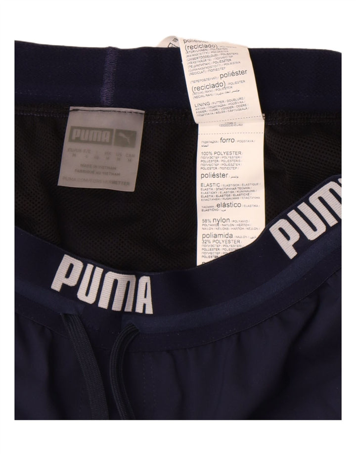 Puma Herre grafiske sportsshorts Medium marineblå polyester