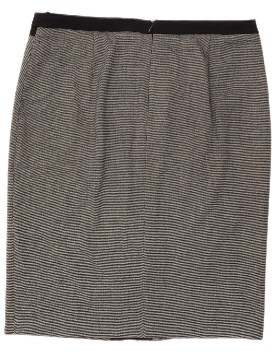 Marks & Spencer Pencil Nederdel til kvinder UK 14 Large W34 Black Check Polyester