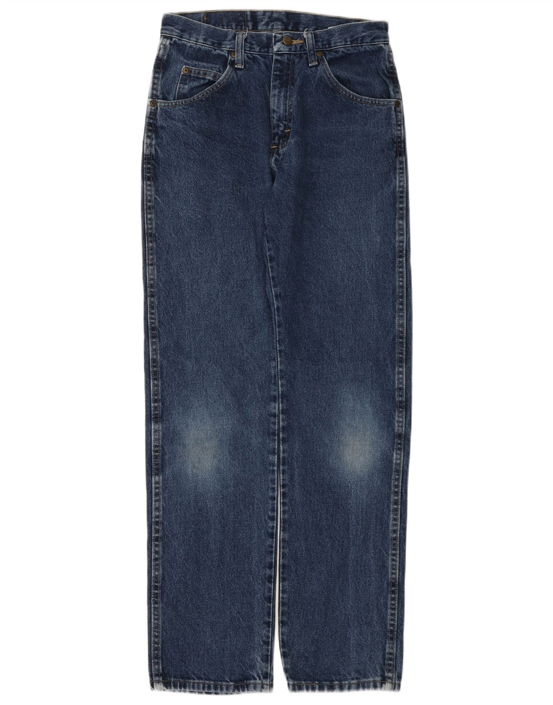 Wrangler Herre Regular Fit Straight Jeans W29 L32 Blå Bomuld