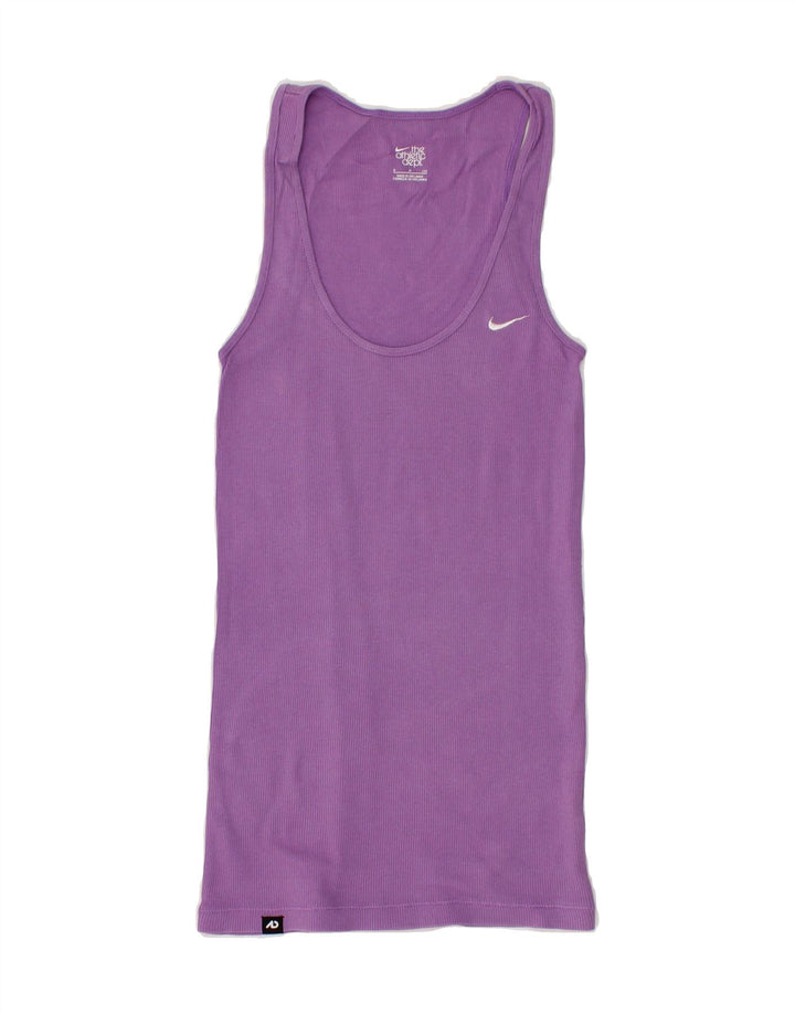 NIKE Womens Vest Top UK 8 Small Purple Vintage Nike and Second-Hand Nike from Messina Hembry 