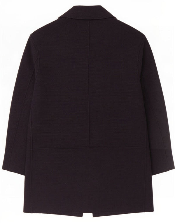 Zara Dame Overfrakke UK 14 Medium Navy Blue
