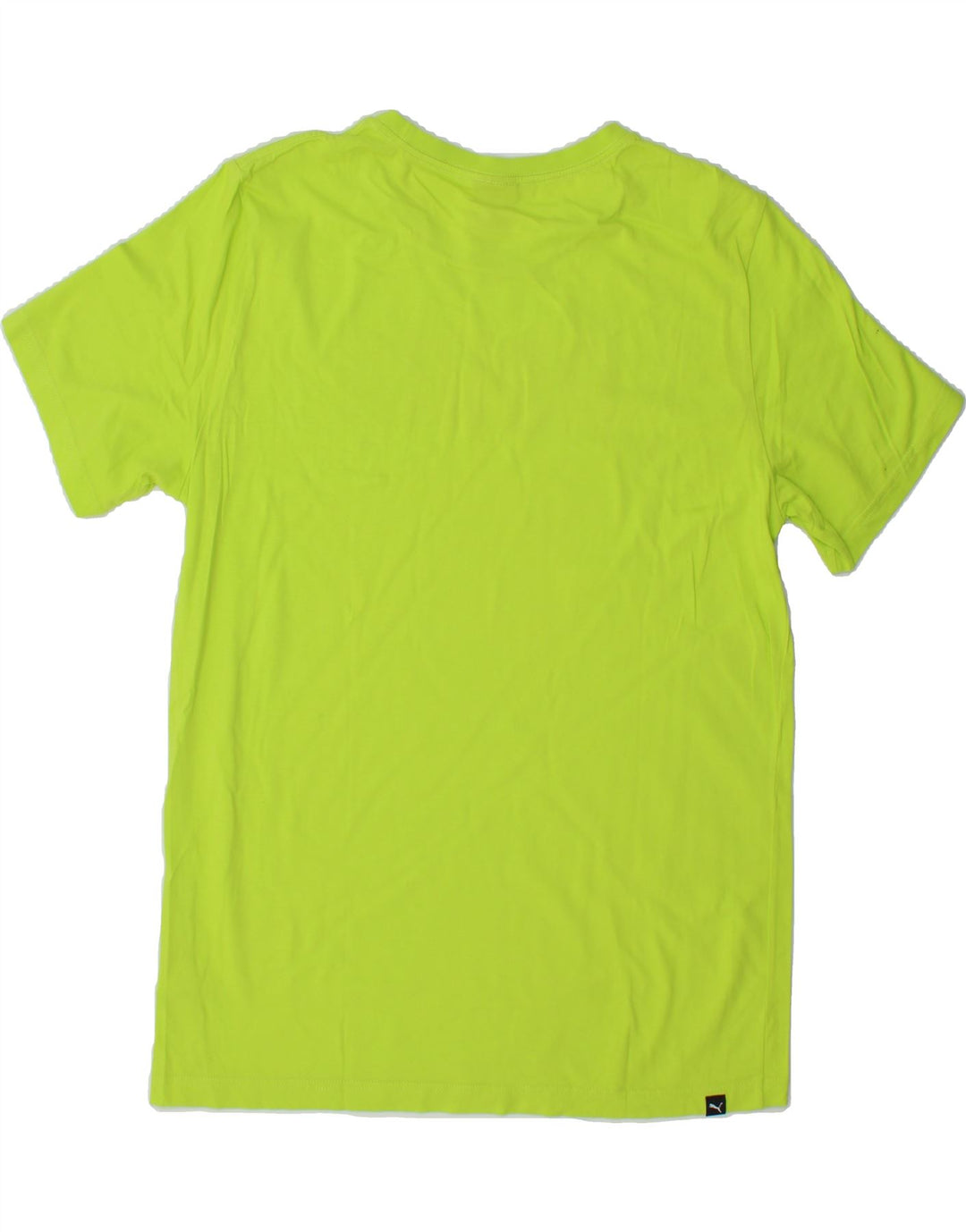 PUMA Mens Graphic T-Shirt Top Large Green Cotton Vintage Puma and Second-Hand Puma from Messina Hembry 