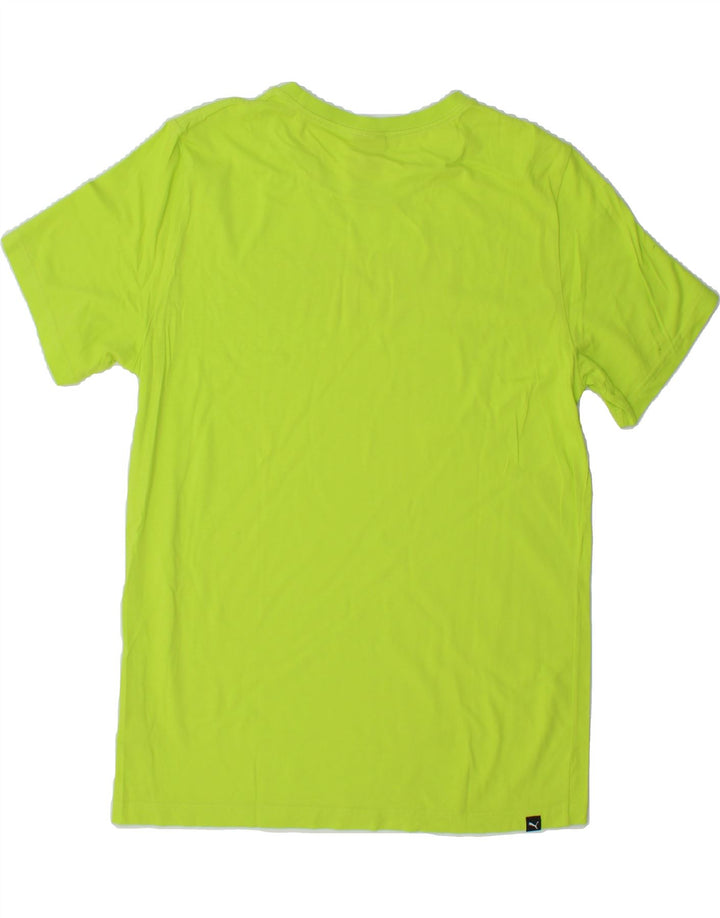 PUMA Mens Graphic T-Shirt Top Large Green Cotton Vintage Puma and Second-Hand Puma from Messina Hembry 