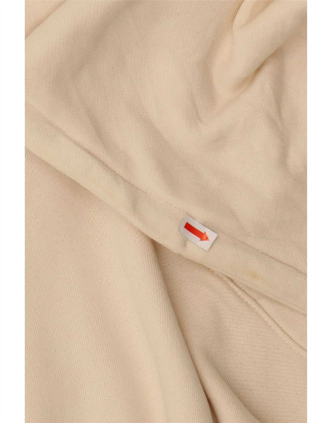 REEBOK hættetrøjetrøje til kvinder i overstørrelse UK 16 Stor råhvid bomuld