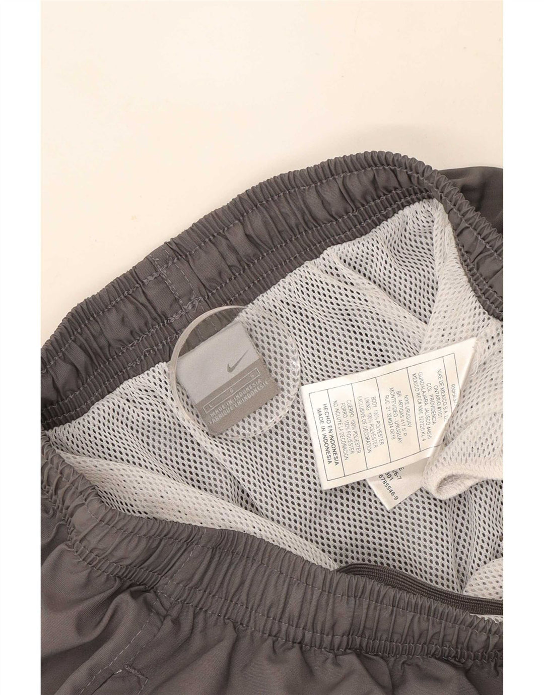 Nike sportsshorts til mænd, store grå polyester