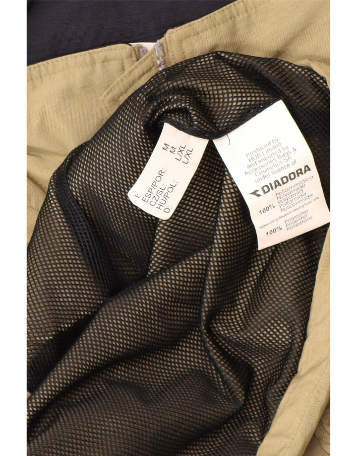 Diadora Regnjakke til mænd UK 38 Medium Khaki Polyamid