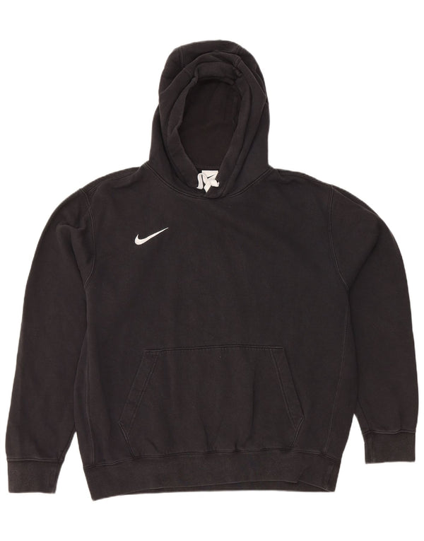 Nike Herre Loose Fit Hoodie Jumper Large Sort