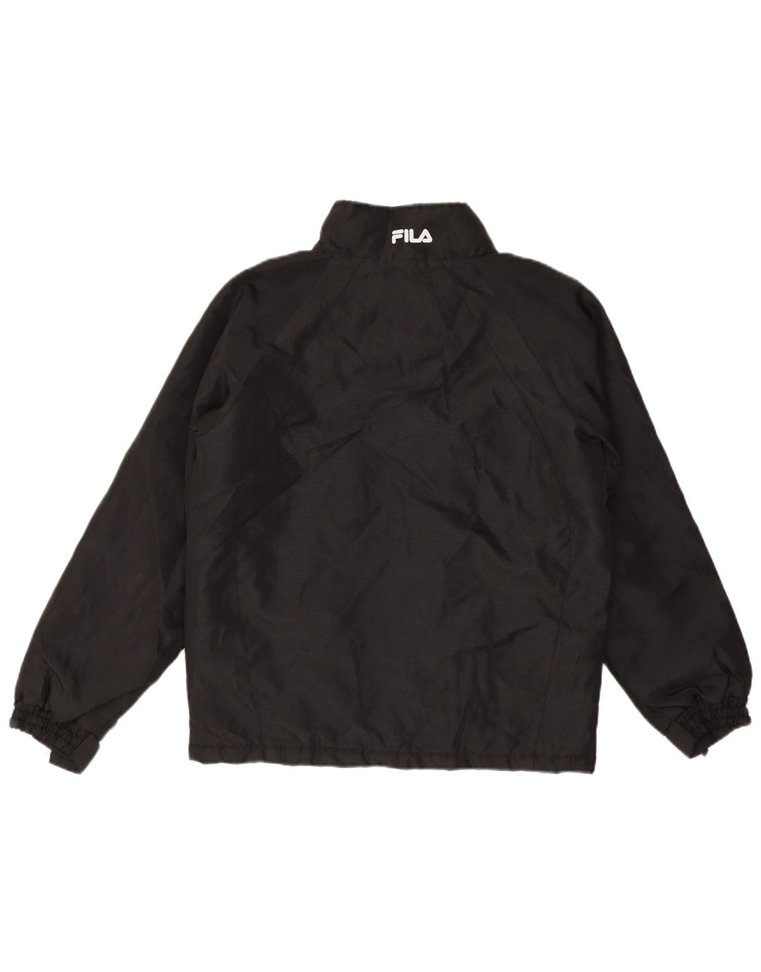 Fila Boys Windbreaker Jacket 13-14 År Stor Sort Polyester
