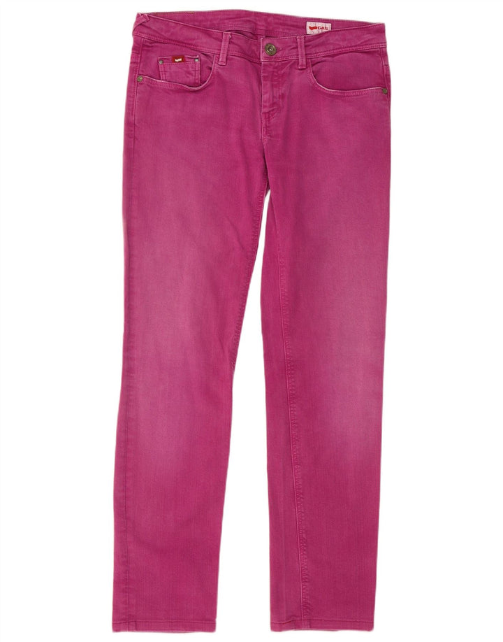 GAS Girls Straight Jeans 15-16 år W32 L30 Lilla Bomuld