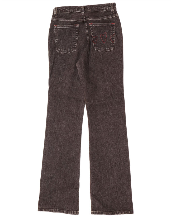 Marks & Spencer Dame Per Una Bootcut Jeans UK 8 Small W26 L32 Grå Bomuld
